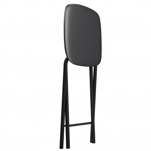 Табурет Складной СРП-013КВ (квадратное сиденье) Эмаль, черный в Когалыме - изображение 1