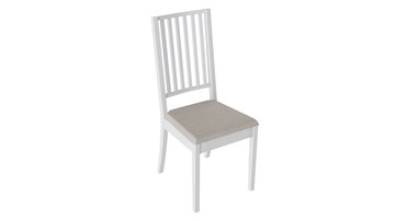 Обеденный стул Родос 2 (Белый матовый/тк № 110) в Лангепасе