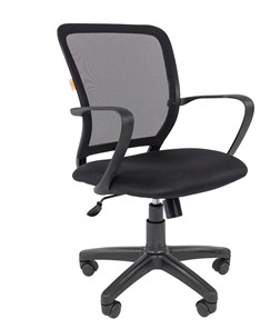 Кресло офисное CHAIRMAN 698 black, ткань, цвет черный в Нефтеюганске