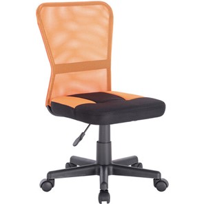 Офисное кресло Brabix Smart MG-313 (без подлокотников, комбинированное, черное/оранжевое) 531844 в Советском