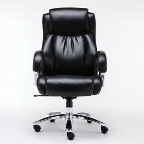 Кресло Brabix Premium Status HD-003 (рециклированная кожа, хром, черное) 531821 в Нижневартовске