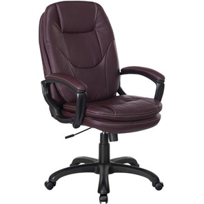 Кресло Brabix Premium Trend EX-568 (экокожа, коричневое) 532101 в Лангепасе