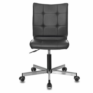 Офисное кресло Brabix Stream MG-314 (без подлокотников, пятилучие серебристое, экокожа, черное) 532077 в Сургуте