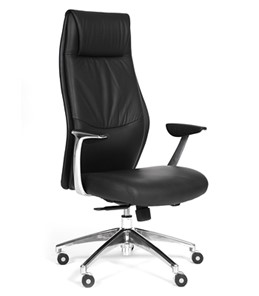 Офисное кресло CHAIRMAN Vista Экокожа премиум черная в Нижневартовске
