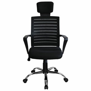 Компьютерное кресло Brabix Victory MG-016 (подголовник, хром, черное) 531924 в Радужном