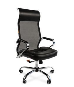 Кресло компьютерное CHAIRMAN 700 сетка, цвет черный в Урае