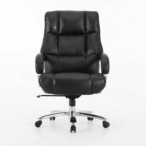 Компьютерное кресло Brabix Premium Bomer HD-007 (рециклированная кожа, хром, черное) 531939 в Нягани
