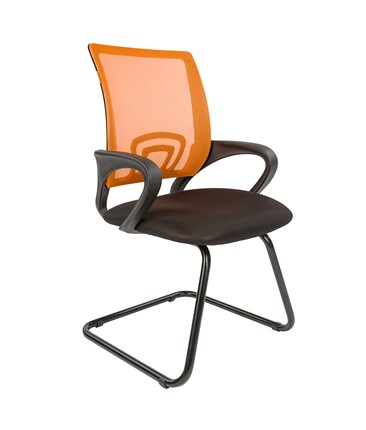 Кресло офисное CHAIRMAN 696V, цвет оранжевый в Лангепасе - изображение