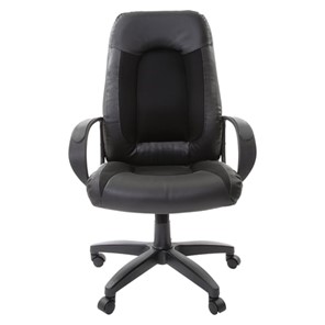 Кресло компьютерное Brabix Strike EX-525 (экокожа черная, ткань черная, TW) в Радужном