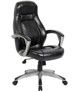 Офисное кресло BRABIX PREMIUM "Turbo EX-569", экокожа, спортивный дизайн, черное, 531014 в Югорске