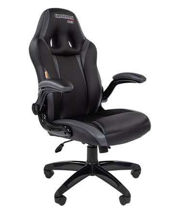 Офисное кресло CHAIRMAN GAME 15, цвет черный / серый в Лангепасе - изображение