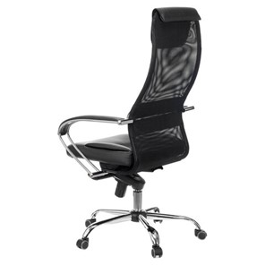 Кресло компьютерное Brabix Premium Stalker EX-609 PRO (хром, мультиблок, ткань-сетка/экокожа, черное) 532416 в Радужном - предосмотр 4