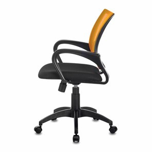 Компьютерное кресло Brabix Fly MG-396 (с подлокотниками, сетка, оранжевое/черное) 532084 в Сургуте - предосмотр 3