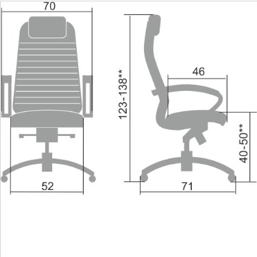 Офисное кресло Samurai K-1.041 черный в Когалыме - изображение 1