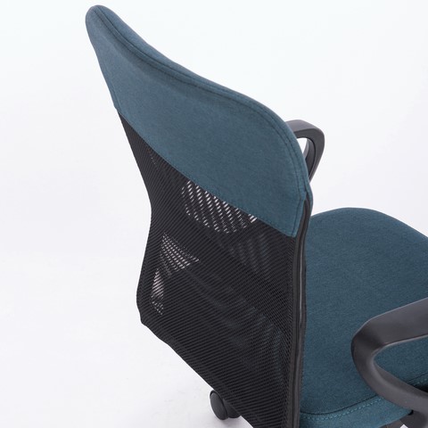 Офисное кресло Brabix Jet MG-315 (с подлокотниками, серо-синее) 531842 в Когалыме - изображение 5