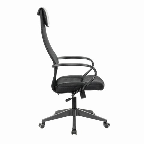 Кресло Brabix Premium Stalker EX-608 PL (ткань-сетка/кожзам, черное) 532090 в Нягани - изображение 2