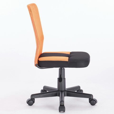 Офисное кресло Brabix Smart MG-313 (без подлокотников, комбинированное, черное/оранжевое) 531844 в Лангепасе - изображение 2