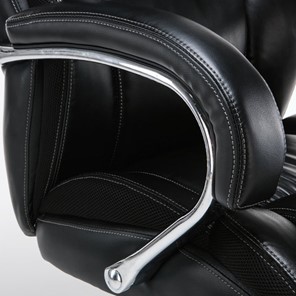 Кресло Brabix Premium Status HD-003 (рециклированная кожа, хром, черное) 531821 в Лангепасе - предосмотр 7