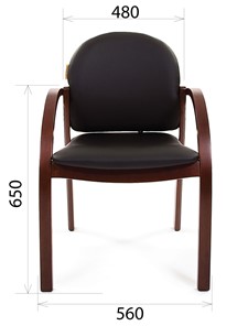 Кресло офисное CHAIRMAN 659 Экокожа черная в Радужном - предосмотр 1