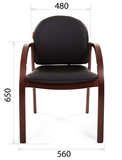 Кресло офисное CHAIRMAN 659 Экокожа черная в Урае - изображение 1
