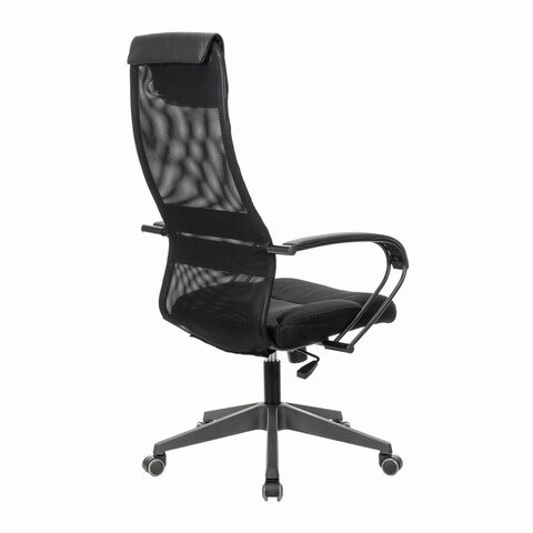 Кресло Brabix Premium Stalker EX-608 PL (ткань-сетка/кожзам, черное) 532090 в Пыть-Яхе - изображение 3