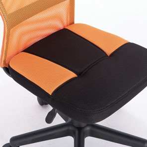 Офисное кресло Brabix Smart MG-313 (без подлокотников, комбинированное, черное/оранжевое) 531844 в Нягани - предосмотр 6