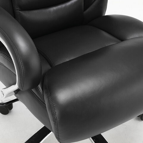 Кресло офисное Brabix Premium Pride HD-100 (натуральная кожа, черное) 531940 в Пыть-Яхе - изображение 5