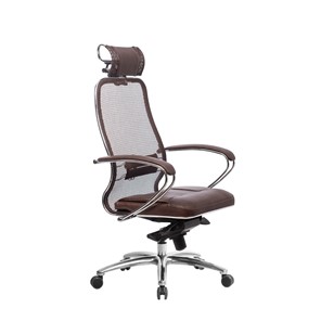 Кресло офисное Samurai SL-2.04, темно-коричневый в Лангепасе - предосмотр 2