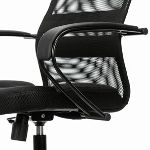 Кресло Brabix Premium Stalker EX-608 PL (ткань-сетка/кожзам, черное) 532090 в Нягани - предосмотр 8