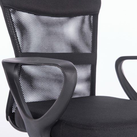 Офисное кресло Brabix Jet MG-315 (с подлокотниками, черное) 531839 в Лангепасе - изображение 4