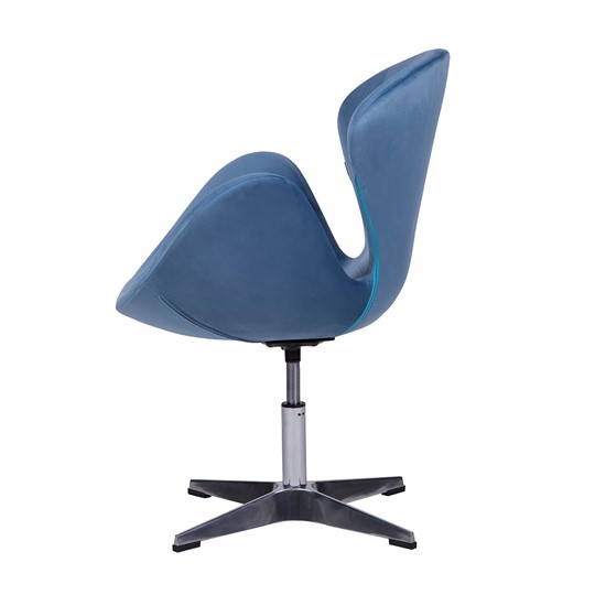 Компьютерное кресло Беннет-2, Микровелюр голубой в Лангепасе - изображение 2