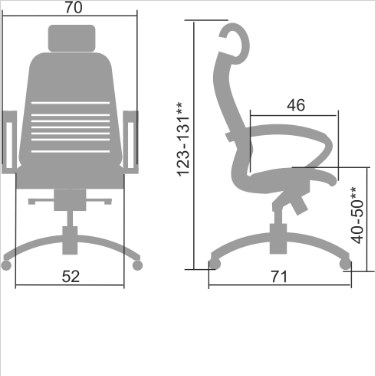 Офисное кресло Samurai K-2.04 черный в Радужном - изображение 1