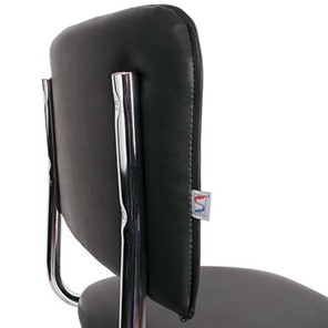 Офисный стул Sylwia chrome P100, кож/зам V4 в Лангепасе - предосмотр 4