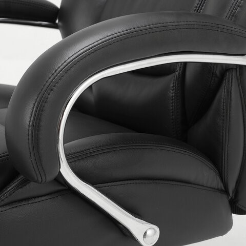 Кресло офисное Brabix Premium Pride HD-100 (натуральная кожа, черное) 531940 в Пыть-Яхе - изображение 6