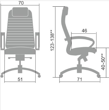 Кресло офисное Samurai KL-1.041 бежевый в Нижневартовске - изображение 1