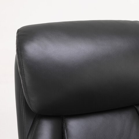 Кресло офисное Brabix Premium Pride HD-100 (натуральная кожа, черное) 531940 в Пыть-Яхе - изображение 4