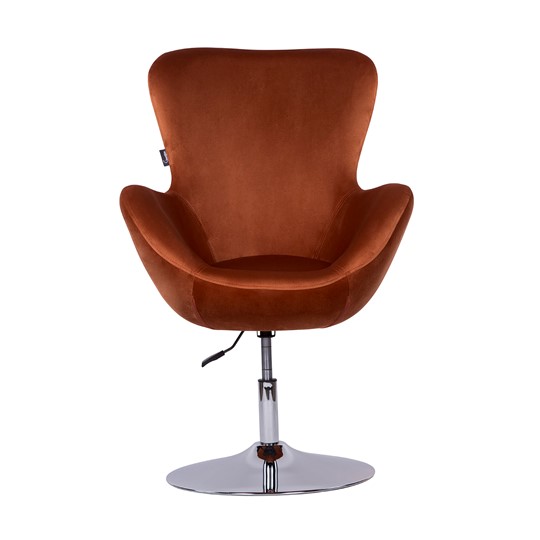 Кресло Беннет-1, Микровелюр оранжевый в Урае - изображение 1