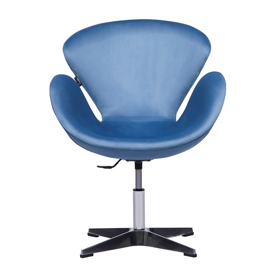 Компьютерное кресло Беннет-2, Микровелюр голубой в Лангепасе - изображение 1