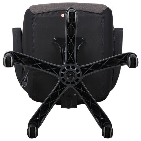 Компьютерное кресло Brabix Techno GM-002 (ткань, черное/серое, вставки белые) в Урае - изображение 4