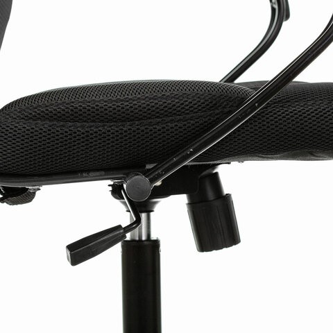 Кресло Brabix Premium Stalker EX-608 PL (ткань-сетка/кожзам, черное) 532090 в Нягани - изображение 4