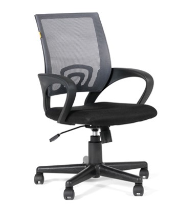 Офисное кресло CHAIRMAN 696 black Сетчатый акрил DW63 темно-серый в Нефтеюганске - изображение