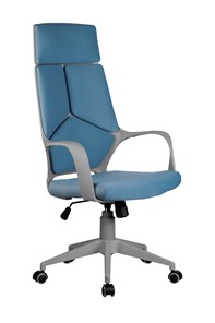Кресло компьютерное Riva Chair 8989 (Синий/серый) в Лангепасе