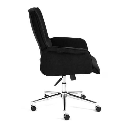 Компьютерное кресло YORK флок, черный, арт.13559 в Урае - изображение 2