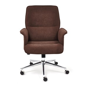 Компьютерное кресло YORK флок, коричневый, арт.13860 в Сургуте - предосмотр 1