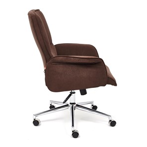 Компьютерное кресло YORK флок, коричневый, арт.13860 в Сургуте - предосмотр 2