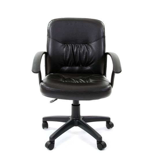 Компьютерное кресло CHAIRMAN 651 ЭКО черное в Урае - изображение 1