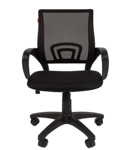 Кресло офисное CHAIRMAN 696 black Сетчатый акрил DW62 черный в Когалыме - предосмотр 1