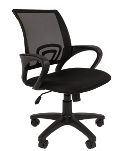Кресло офисное CHAIRMAN 696 black Сетчатый акрил DW62 черный в Когалыме