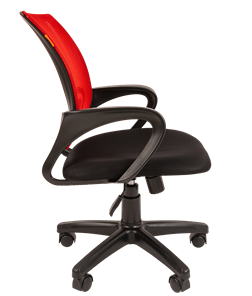 Компьютерное кресло CHAIRMAN 696 black Сетчатый акрил DW69 красный в Урае - предосмотр 1