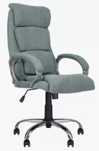 Кресло для офиса DELTA (CHR68) ткань SORO 34 в Урае
